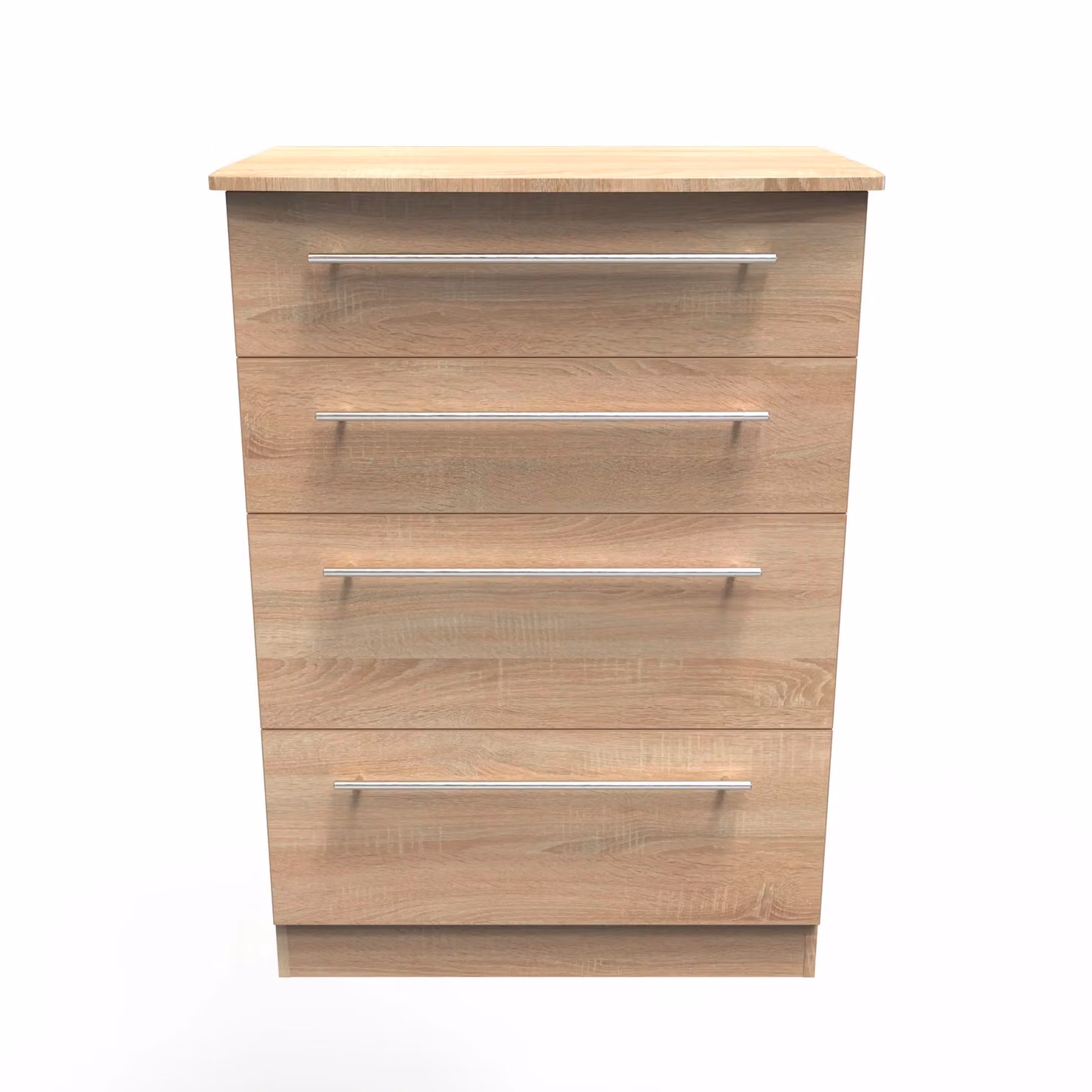 2 U Carlton 4 Drawer Deep Chest in Light Oak – 2
