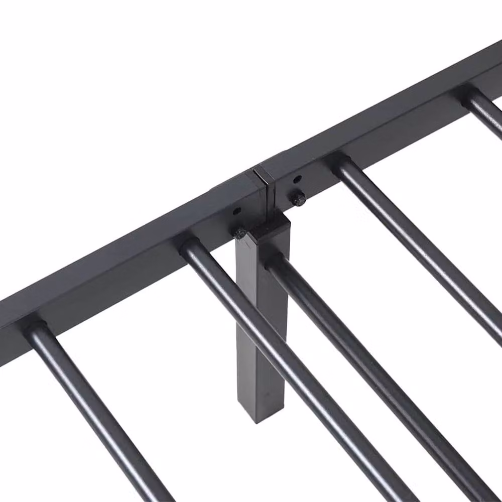 Berkfield Home Elegant Foldable Rollaway Bed Frame in Black Metal, W/D/H: 80 x 200 cm – 6
