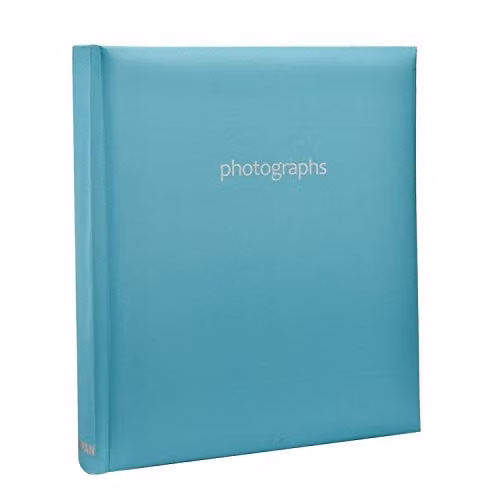 Arpan Pastel Blue Slip In Memo Bound Photo Album for 120 Photos, 5x7 inch – 1
