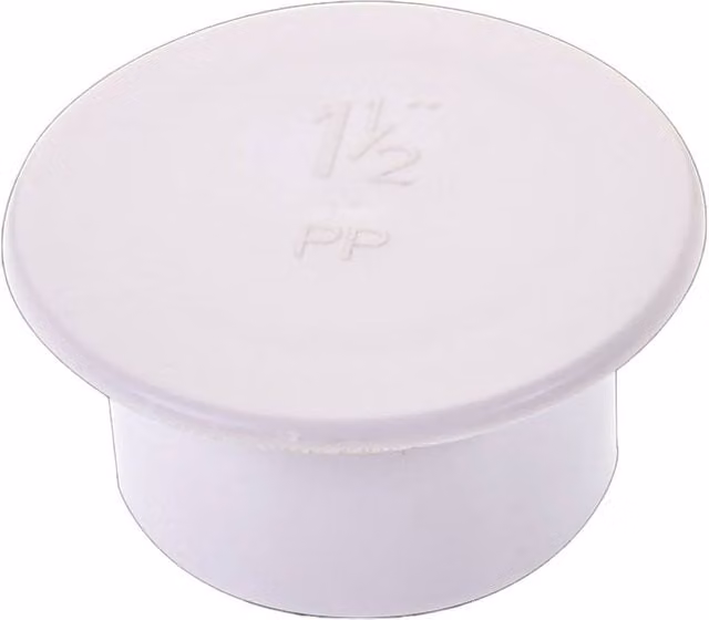 Securplumb Universal Access Waste Pipe Plug in White