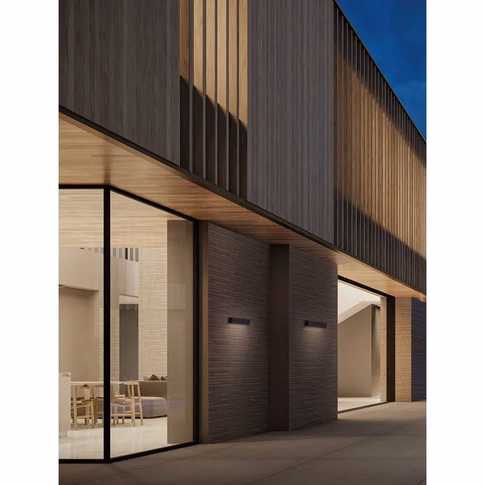 Netlighting Allure Outdoor LED Wall Down Lamp in Sandy Black, 8W, 502lm, 3000K, IP65 – 2