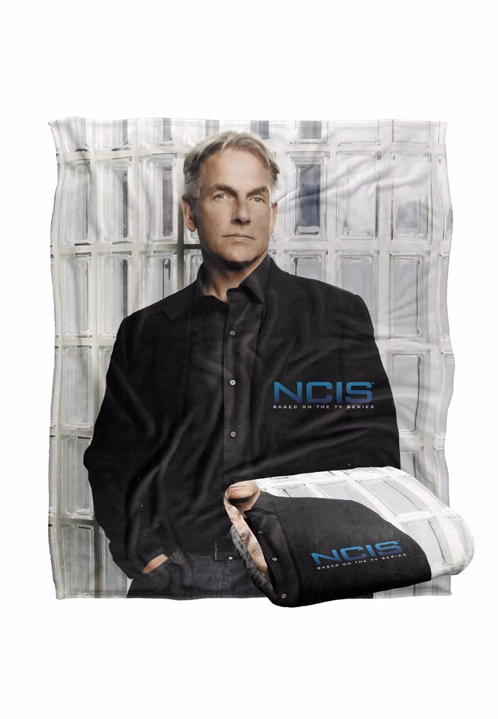 Trevco NCIS Glass Wall Silky Touch Super Soft Fleece Throw Blanket, White, W/D: 152 x 127 cm – 6