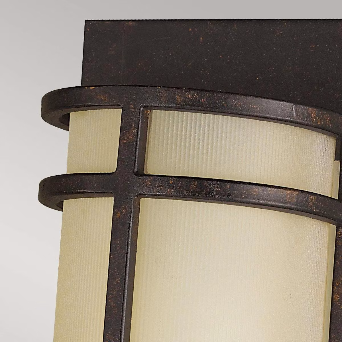 Netlighting Fusion 2 Light Indoor Wall Light in Bronze with Amber Glass and E27 Socket – 2