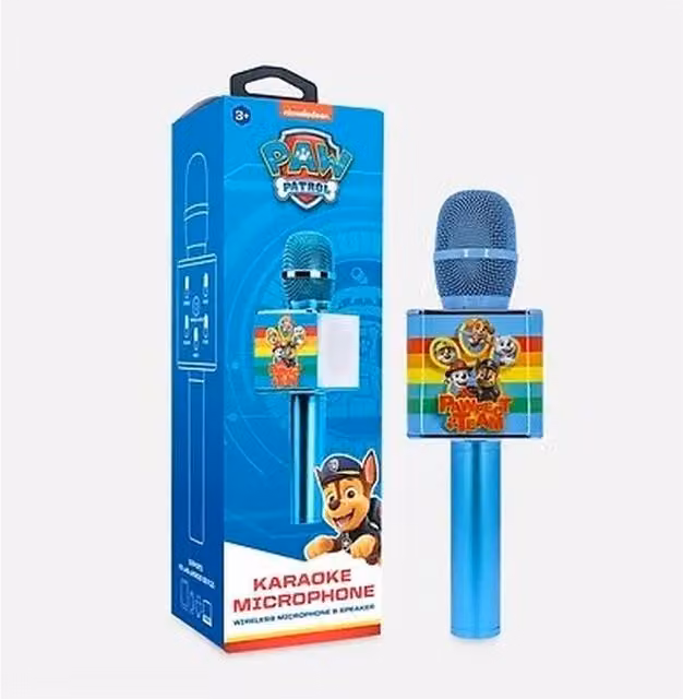 Paw Patrol Microphone with Bluetooth Speaker in Blue