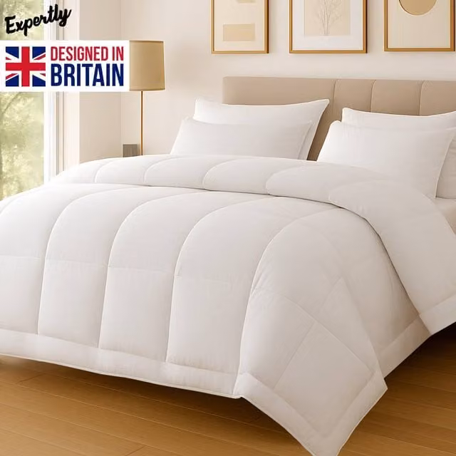 Pamposh Super King 10.5 Tog White Hotel Quality Anti Allergy Duvet