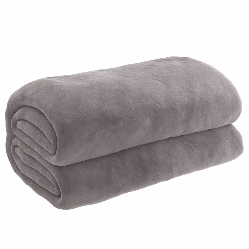 Berkfield Home Soft Weighted Blanket with Cover, Grey, W/D/H: 135 x 200 cm, 10 kg – 2