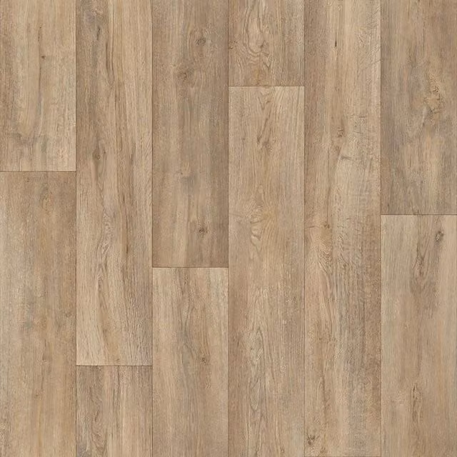 Mega Flooring UK Light Brown Wood Look Vinyl Flooring Sheet, 2mm Thick, W: 300 cm x D: 500 cm