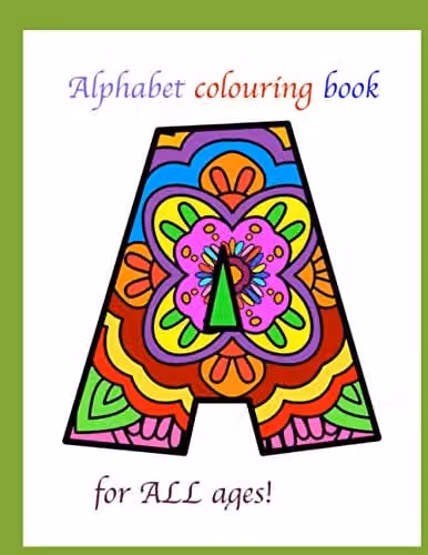 Alphabet colouring book for all ages – 1