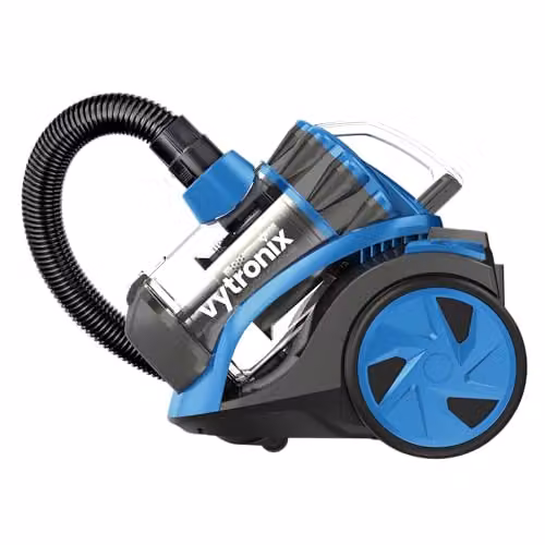 Vytronix CYL01 Bagless Cylinder Vacuum Cleaner with 800W Motor and HEPA Filter in Grey, Blue and Multicolour – 1