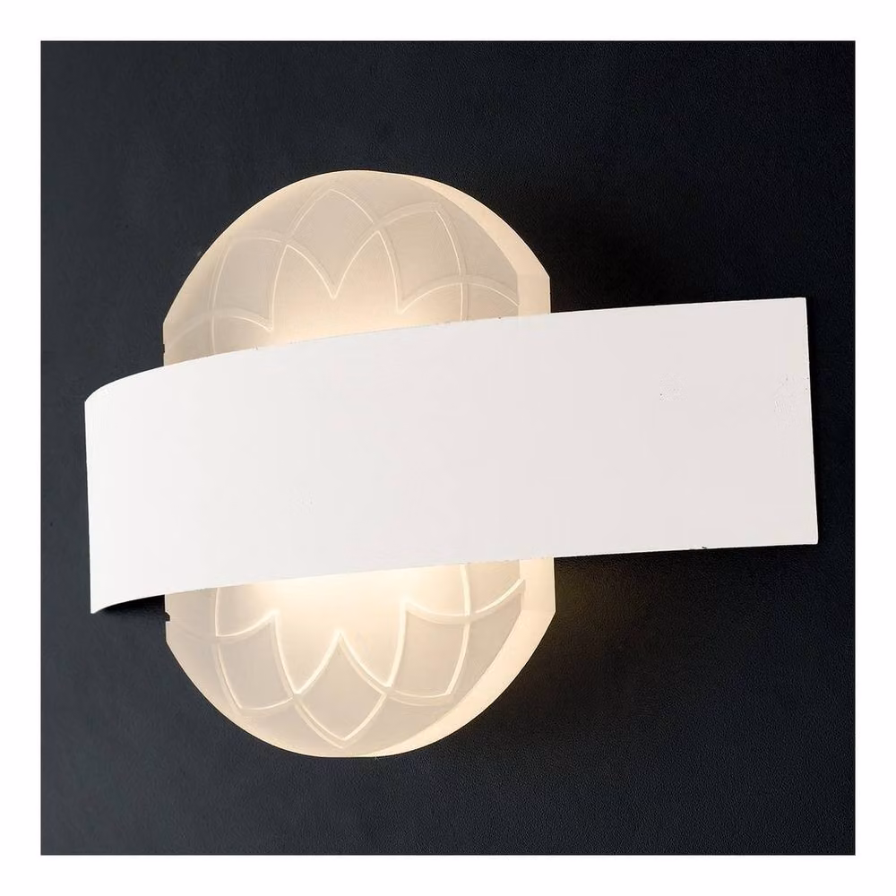 Netlighting HIMALAYA LED Wall Light, White, 800lm, 4000K, W/D/H: 24 x 13 x 5.5 cm – 2