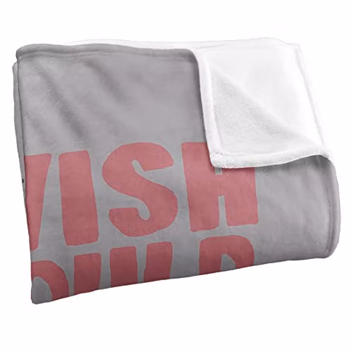 LOGOVISION Friends Phoebe Buffay Silky Touch Super Soft Fleece Throw Blanket, Grey and Multicolour, W: 91 cm, D: 147 cm – 3