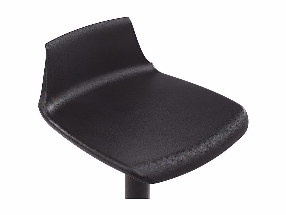 Vente-unique CALAS Polypropylene Bar Stool with Metal Frame, Black – 3