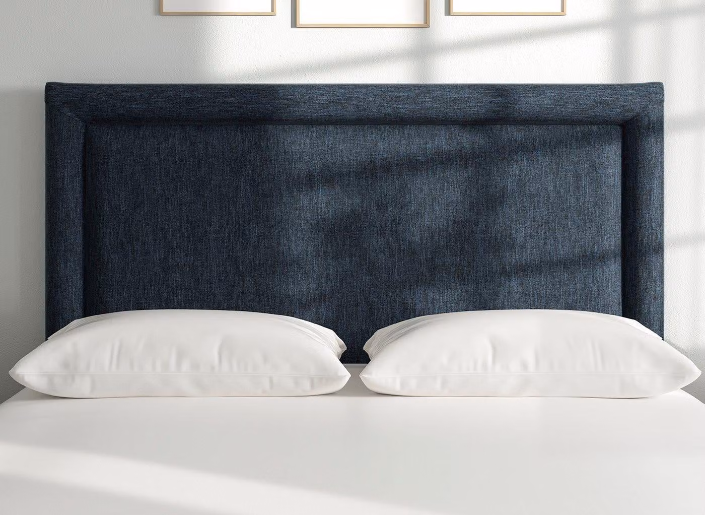 Dream Team Hatton Blue Upholstered Classic Headboard