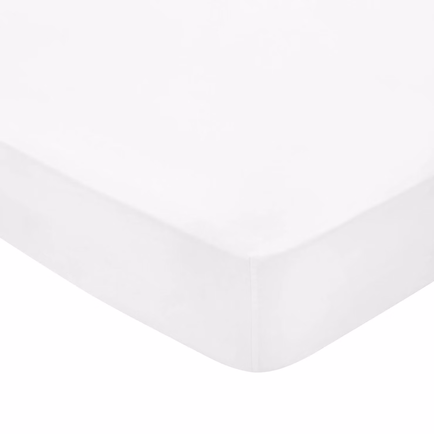 1951 Luxury 300 Thread Count Egyptian Cotton Percale Fitted Sheet in Silver, W/D/H: 90 x 200 cm – 2