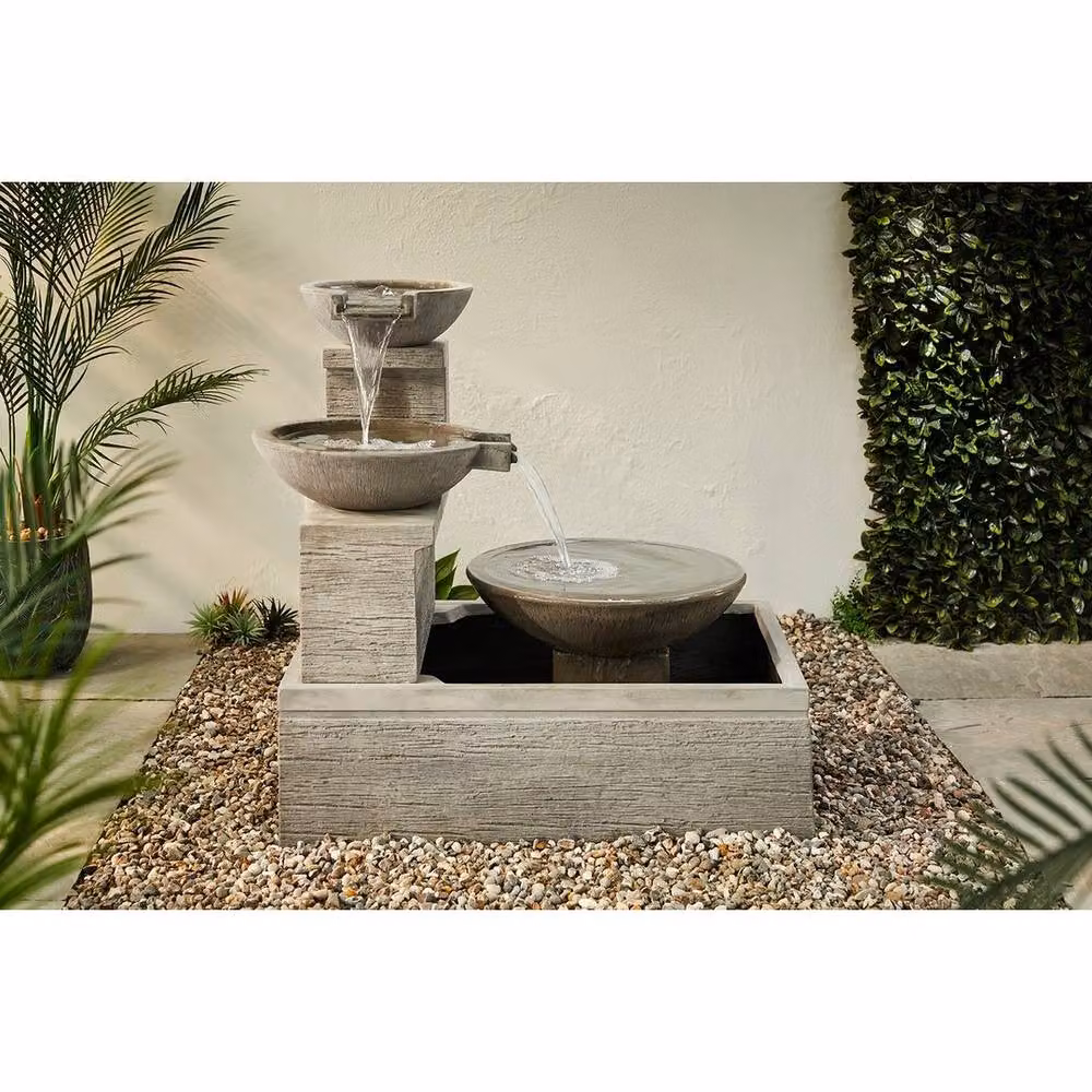 Altico Garden Products Ltd Bellagio Brown Cascade Water Feature, W: 100 cm, D: 74.5 cm, H: 100 cm – 2