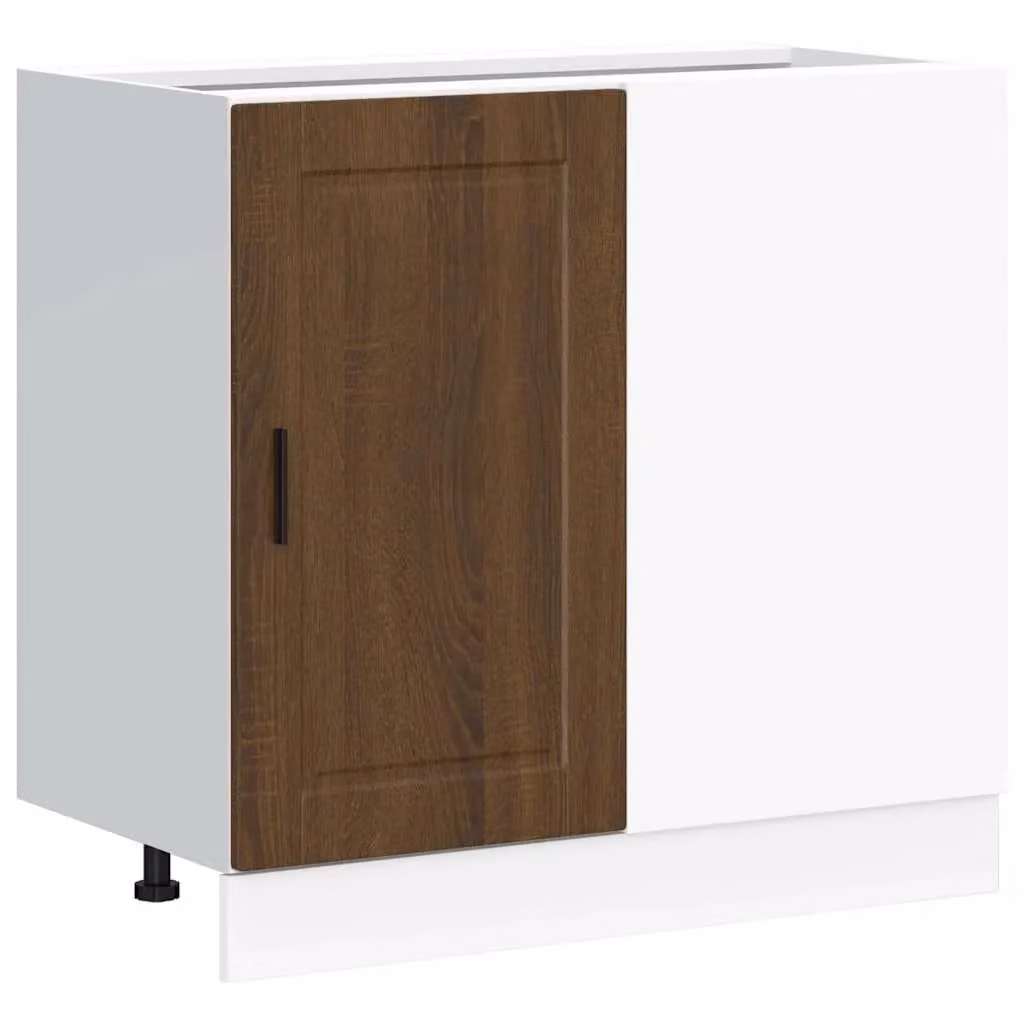 Berkfield Home Porto Brown Oak Kitchen Base Unit