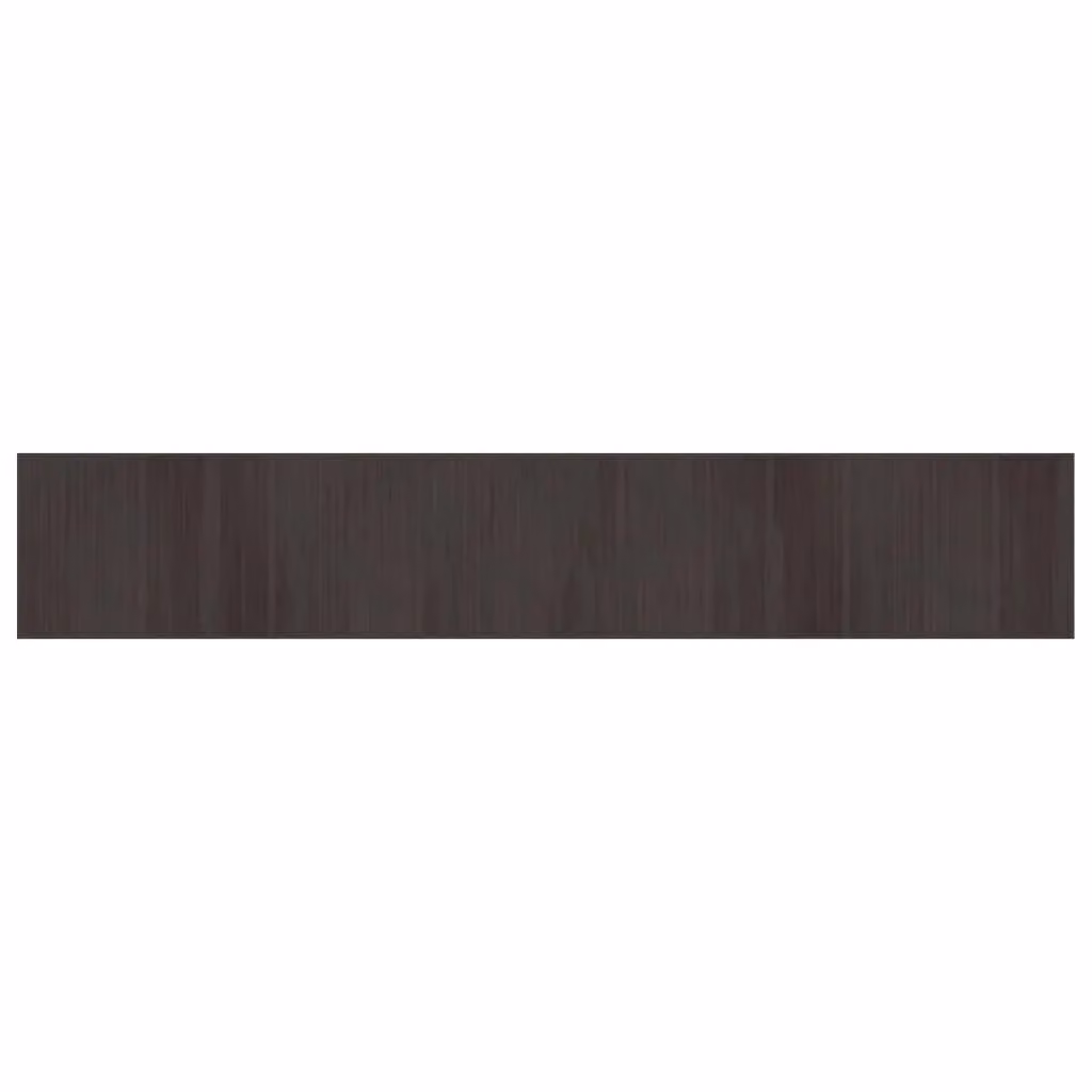 Berkfield Home Rectangular Bamboo Rug in Brown, W: 70 cm, L: 400 cm – 1