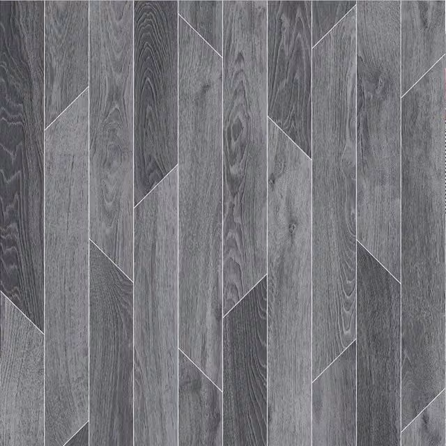 Vinyl Flooring UK Grey Wood Effect Vinyl Flooring Sheet in Beige, W: 300 cm, L: 600 cm