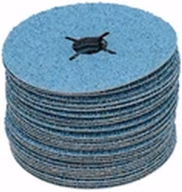 EONLION Blue Zirconium Fibre Sanding Discs, 115mm, 24 Grit for Angle Grinders