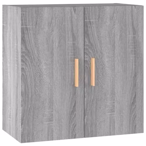 vidaXL Wall-Mounted Scandinavian Design Cabinet in Grey, W/D/H: 60 x 30 x 60 cm