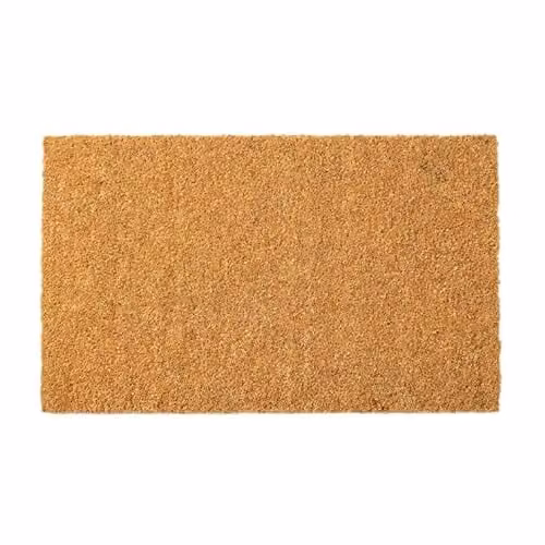Nicoman Natural Coir Doormat, Brown, W/D: 75 x 44 cm, 17 mm Thick