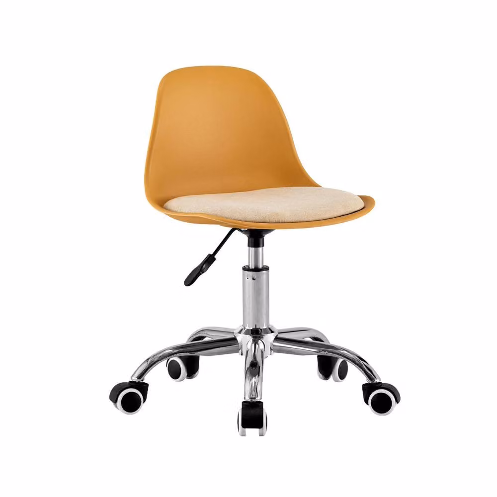 sweeek Adjustable Children's Task Chair with Castors and Chrome Base in Yellow – 2