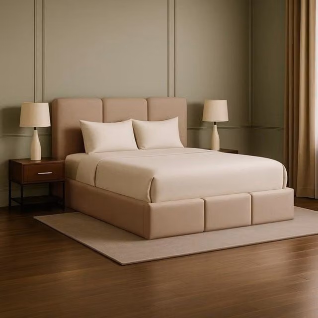 Desire Deco Dartford Upholstered Plush Velvet Bed Frame, Pink – 1