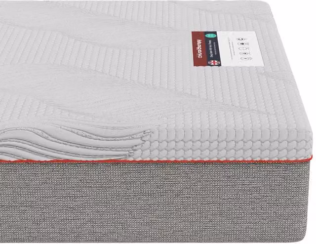 Rest Relax Visco Therapy Fusion Graphite Pocket Memory 2000 Hybrid Mattress in White, W/D/H: 140 x 200 cm – 1
