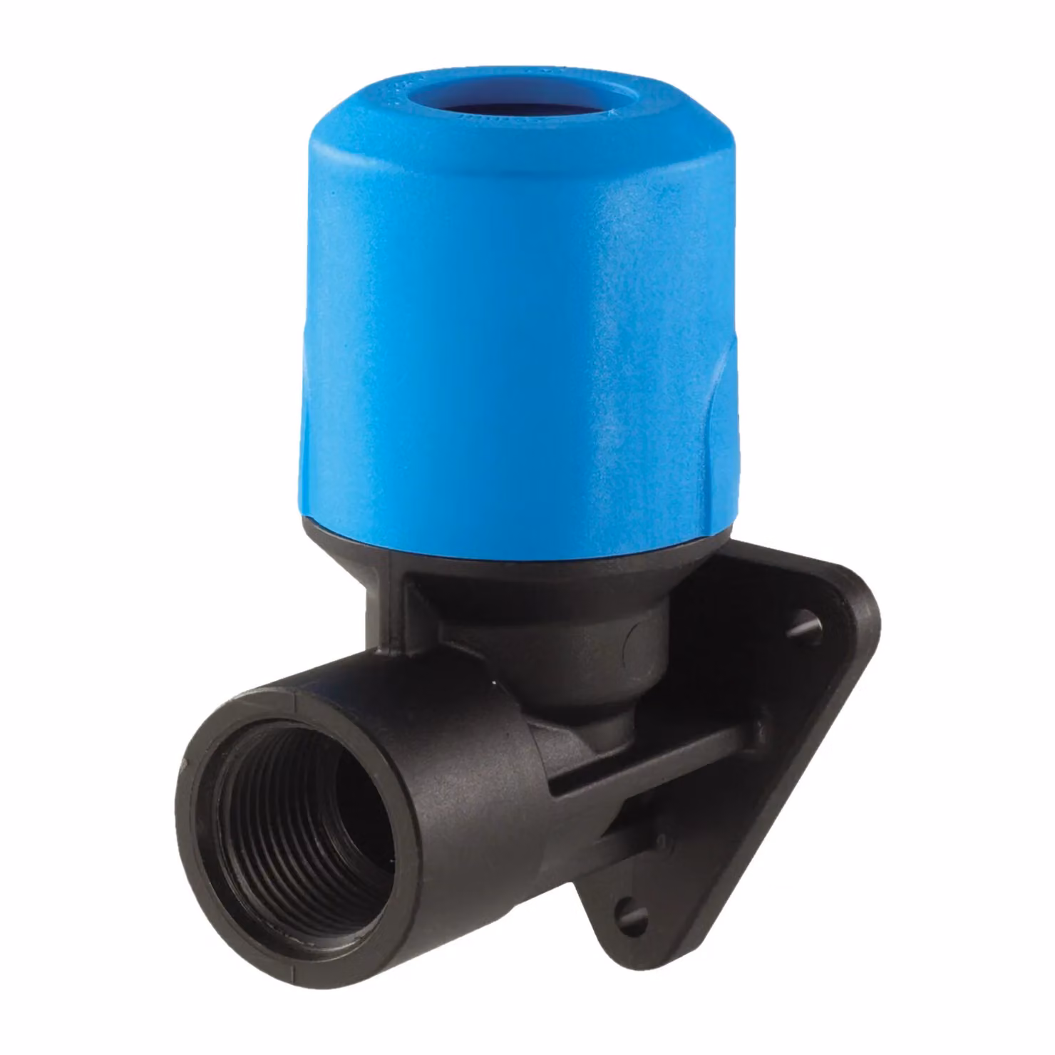 John Guest Speedfit Blue Wallplate Elbow 20mm x 1/2" UGPWB2014 – 2