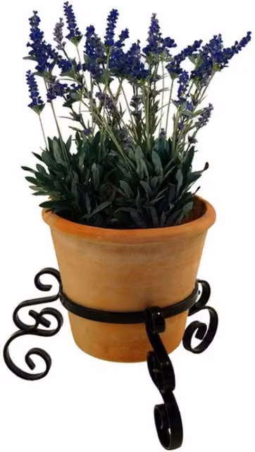 Garden Pride Black Decorative Metal Flower Pot Stand, Diameter: 30.48 cm