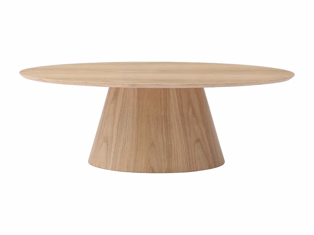 Vente-unique ANTELADA MDF Coffee Table in Light Oak, W/D/H: 60 x 60 x 40 cm – 2