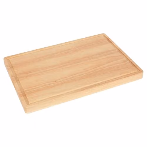 Argon Tableware Brown Wooden Butchers Block Chopping Board with Groove, W/D/H: 45 x 30 x 3 cm – 1