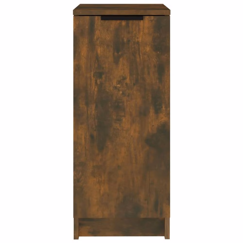 Berkfield Home Smoked Oak Shoe Cabinet in Brown, W/D/H: 30 x 35 x 70 cm – 4