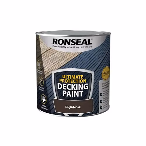 Ronseal Ultimate Protection Decking Paint, Brown, 2.5L – 3