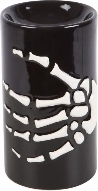 Something Different Skeleton Hand Oil Burner in Black – 1