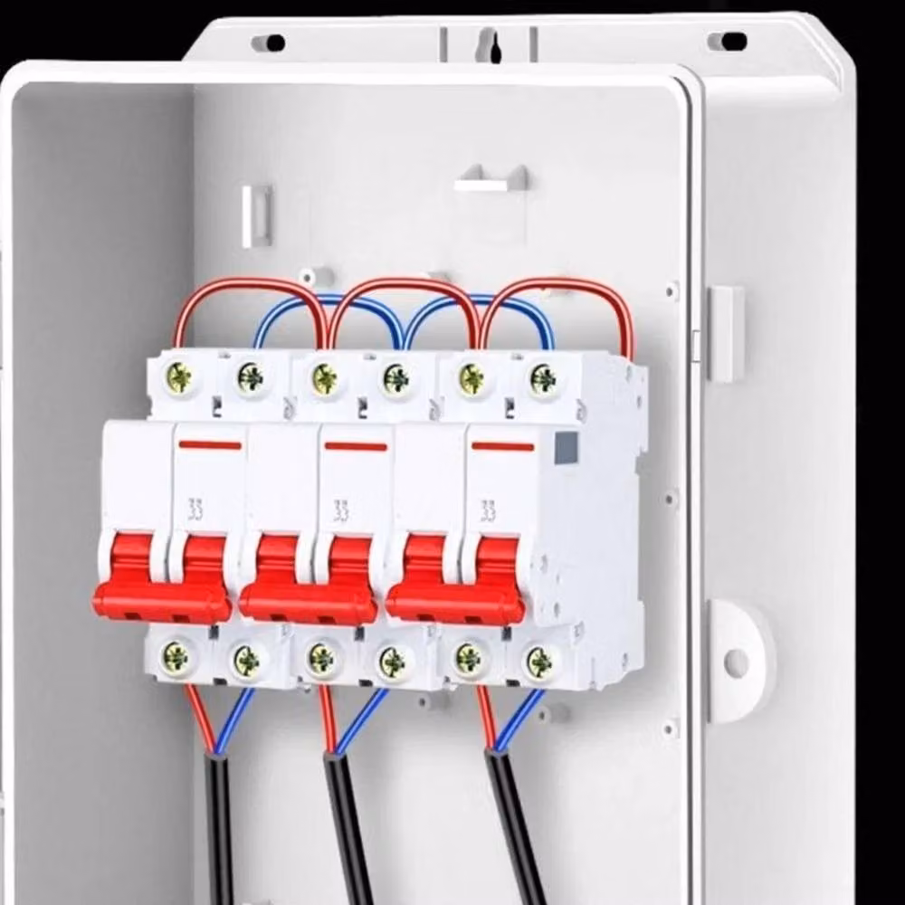 SPETLEK White Plastic Weatherproof Dustproof Distribution Board Enclosure – 2