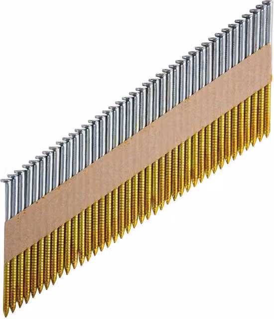 DeWalt Galvanised Round Ring Nails in Silver, 63mm x 2.8mm – 1