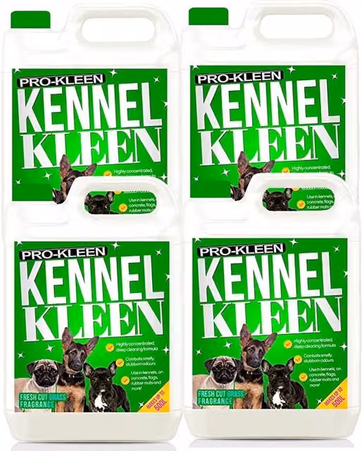 Pro-Kleen Kennel Disinfectant Cleaner Sanitiser and Deodoriser, Cut Grass, 20kg