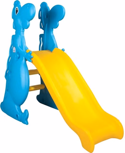 Pilsan Dino Slide with Slide in Yellow
