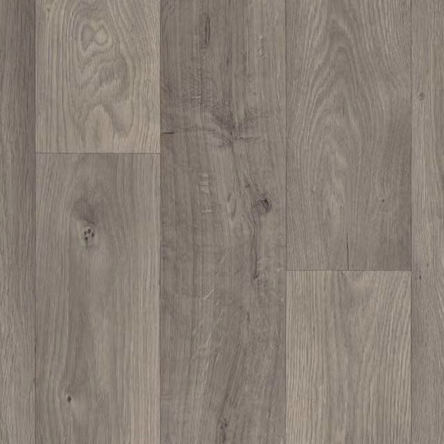 Aspin Grey Wood Effect Non Slip Vinyl Plank Flooring, Thickness: 2.8 mm, W/D/H: 300 x 800 cm
