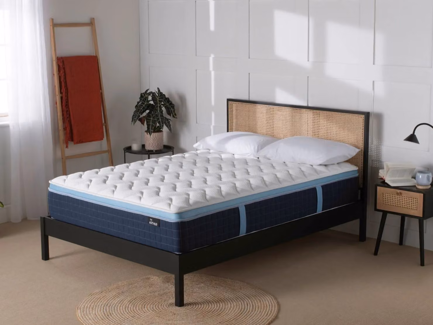 Arthur Sleep Ice Arthur 3000 Hybrid Pocket Spring Cool Gel Foam Mattress in White, Super King, W/D/H: 200 x 200 x 30 cm – 2