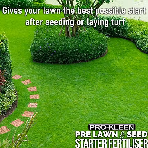 Pro-Kleen Pre Lawn and Seed Starter Fertiliser, Phosphorus Rich NPK 8-12-8 with Zinc and Seaweed, 7.5 kg – 3