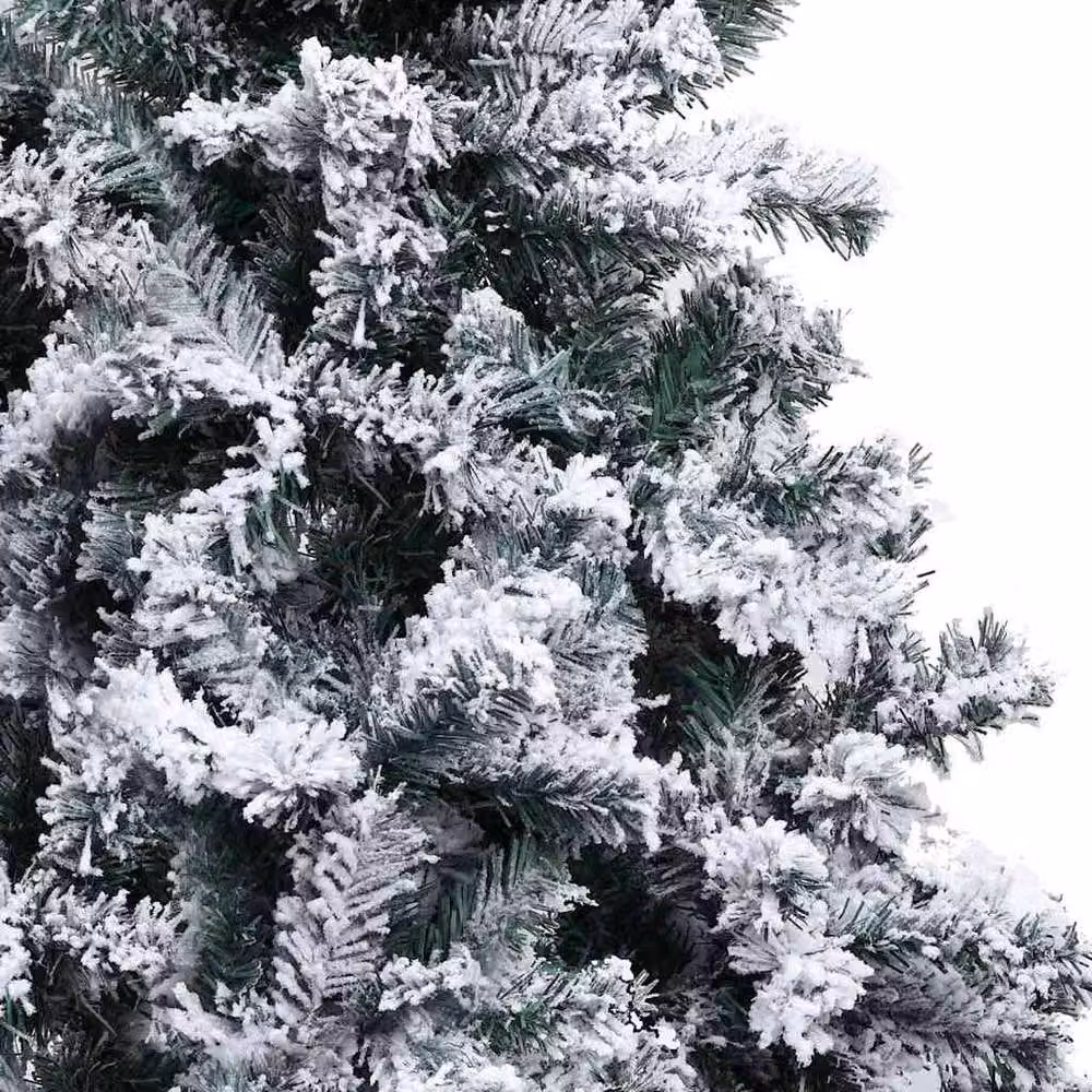 Berkfield Home White PVC Christmas Tree with 300 LEDs and Stand, Height: 300 cm – 4