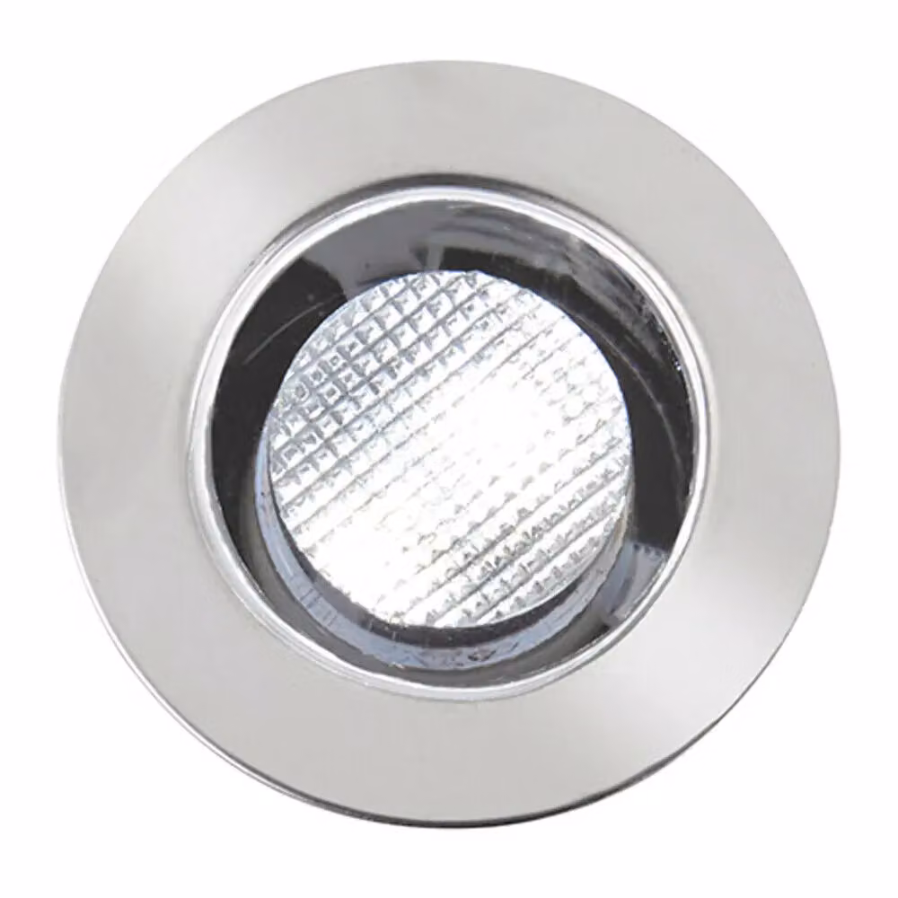 Loops IP67 LED Decking Plinth Light Kit with 10 Round Stainless Steel and Polycarbonate Lamps in Silver and White – 3
