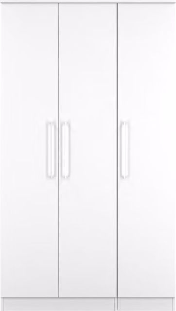 Ready Assembled 2 U Gloucester 3 Door Wardrobe in White