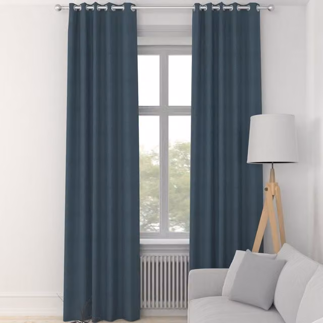 Willow Made to Measure Petrol Blackout Eyelet Curtain Panel