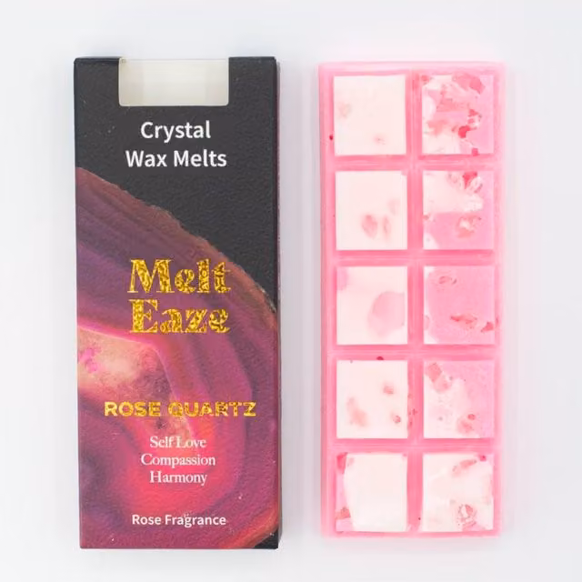 KDMD MeltEaze Rose Quartz Love Rose Wax Melts, Pink, 50g – 1