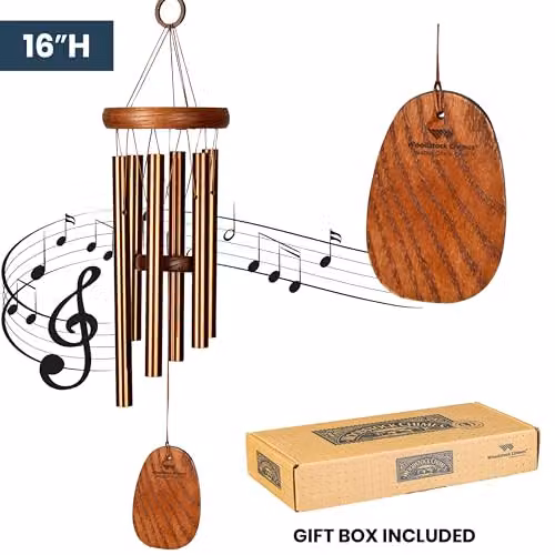 Woodstock Chimes Amazing Grace Wind Chime, Bronze – 3