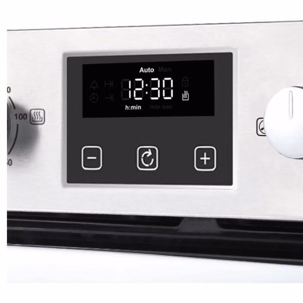 Belling BI902FPSTA Built-in Electric Double Oven in Metallic Silver with Stainless Steel Finish – 2