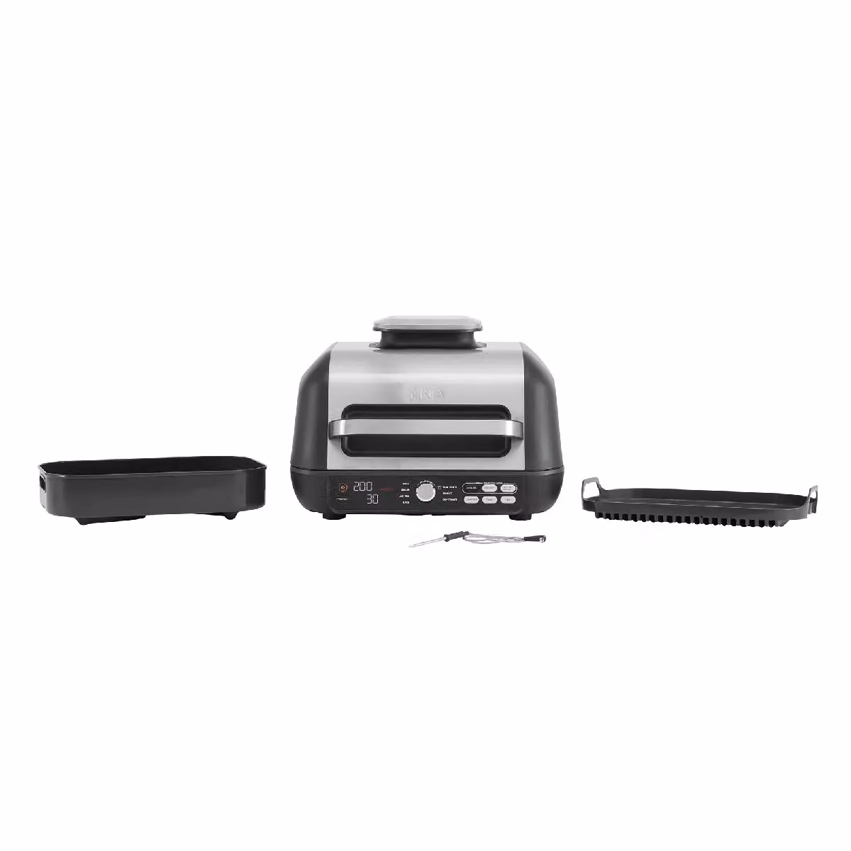 Ninja Foodi Max Pro Health Grill, Flat Plate and Air Fryer AG651UK, Black – 6